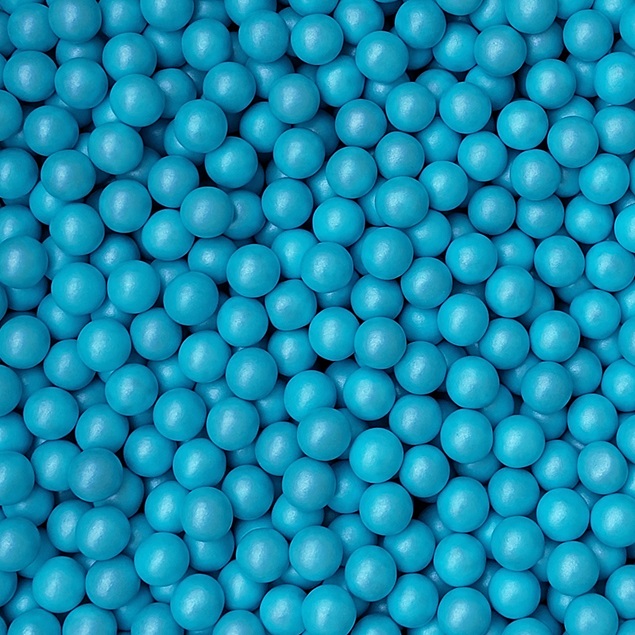 Chocolate balls baby blue
