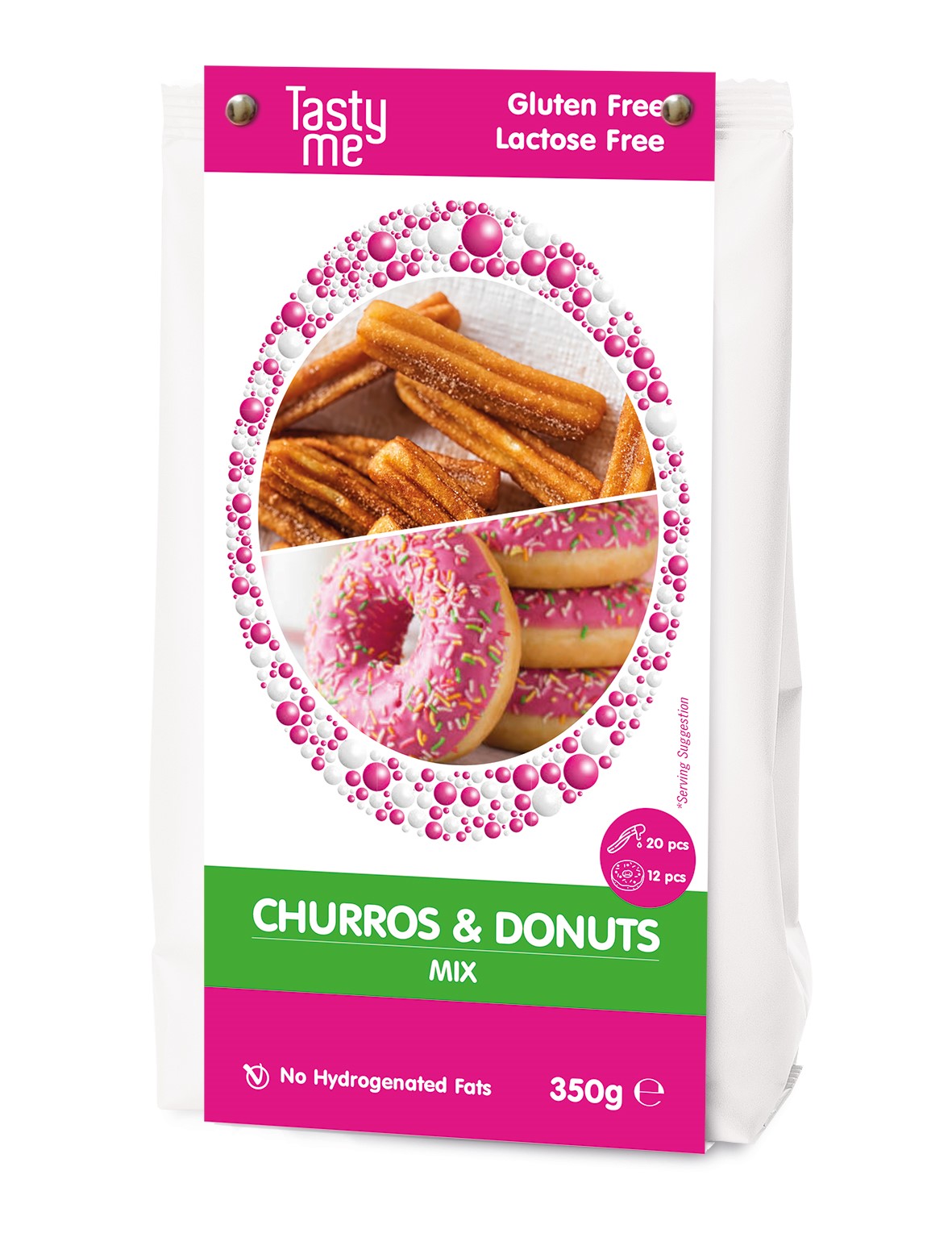 Churros & donuts mix 350g - gluten-free BB 15-03-2025