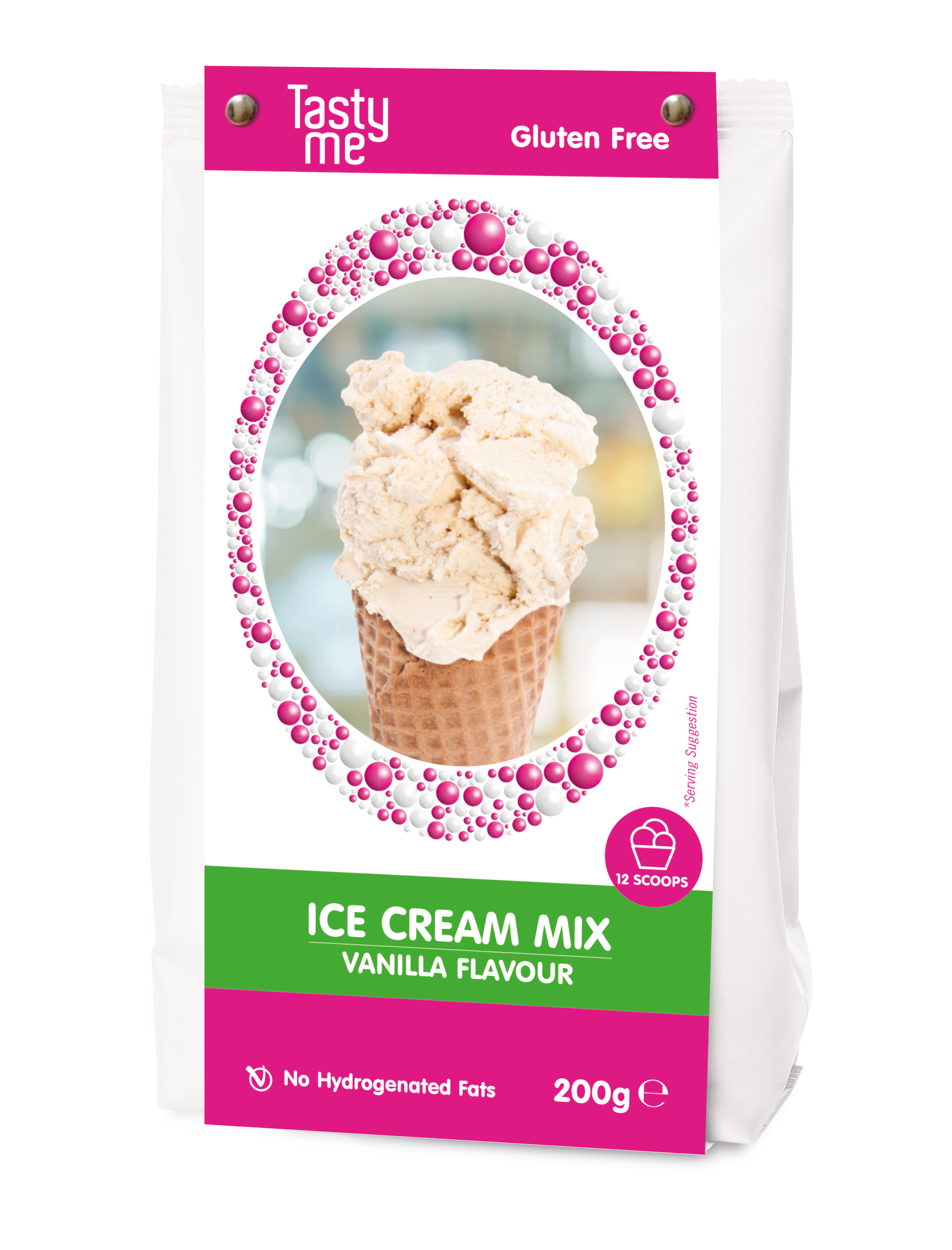 Ice cream mix vanilla 200g - gluten-free