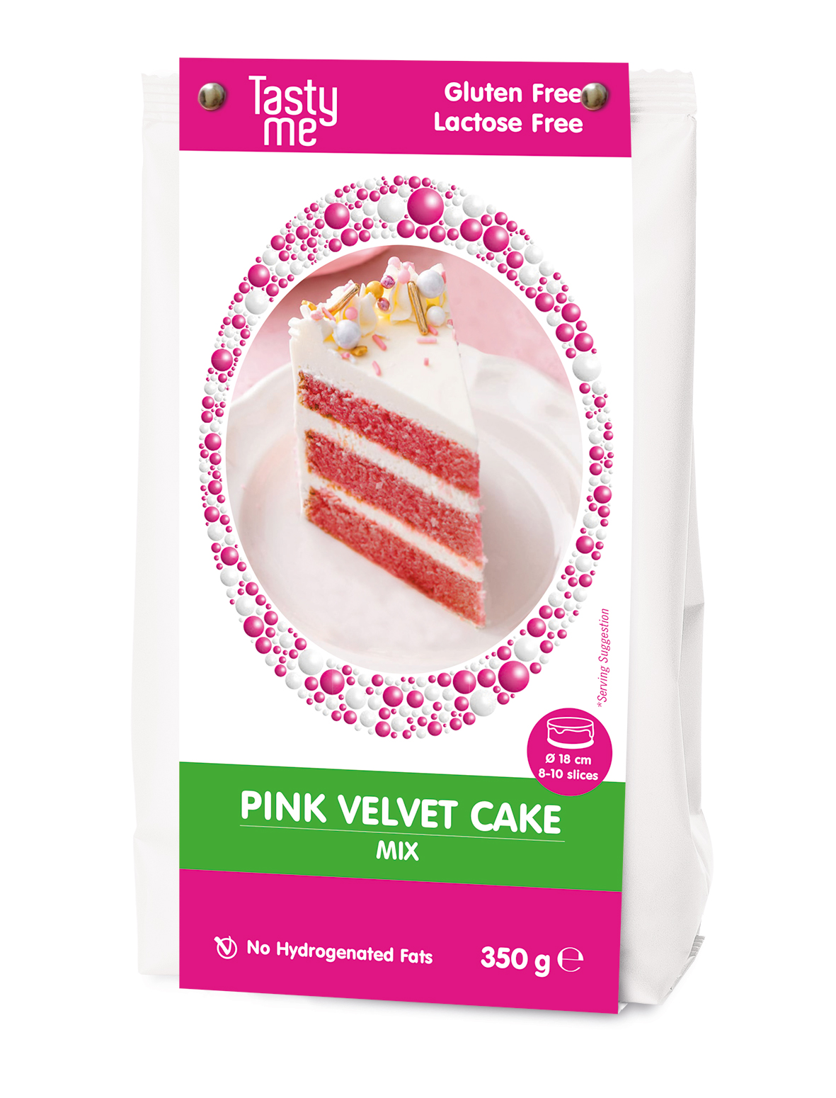 Pink velvet cake mix 350g - glutenvrij