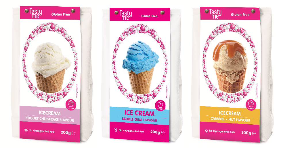 Value pack 2 of 3 ice cream mixes - gluten-free