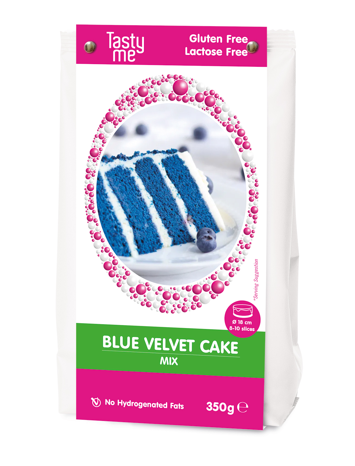 Blue velvet cake mix 350g - glutenvrij