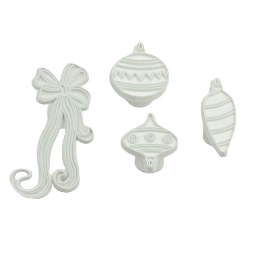 Cutter Christmas tree decoration - (set of 4 pieces) FINAL SALE