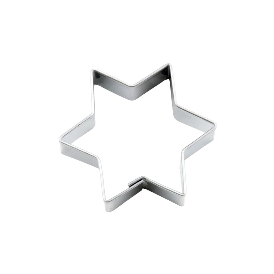 Cutter star 4,5cm stainless steel 